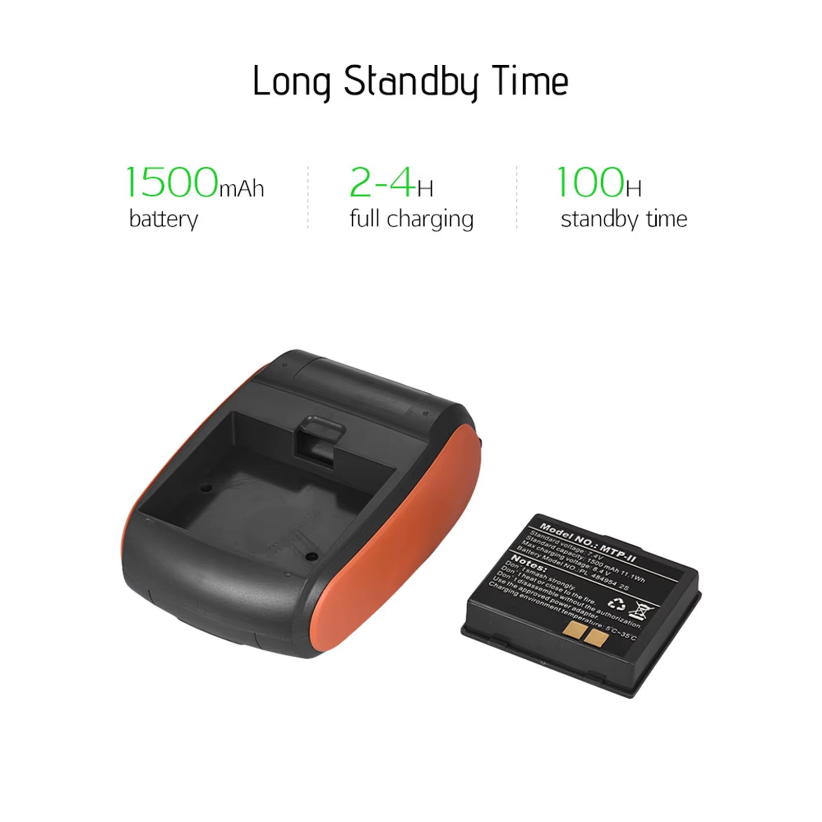 Compact and Efficient Bluetooth Thermal Printer for Android and iOS - Perfect for On-the-Go Printing