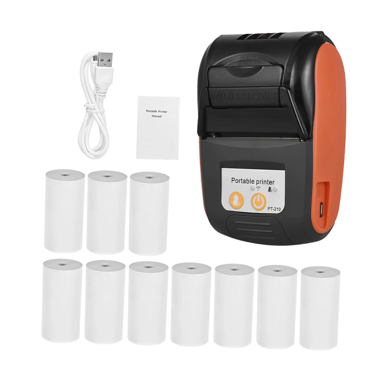 Compact and Efficient Bluetooth Thermal Printer for Android and iOS - Perfect for On-the-Go Printing